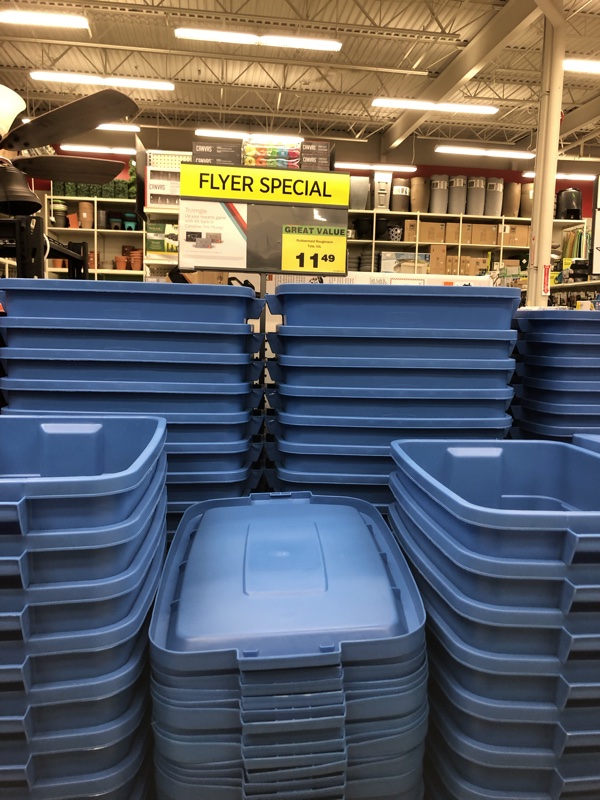 Canadian Tire Body Mind Soul Organizing