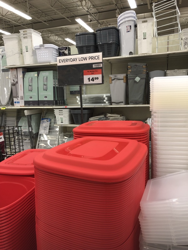 Canadian Tire Body Mind Soul Organizing
