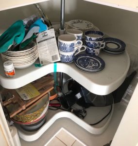 messy lazy susan
