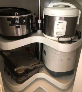 organized lazy susan